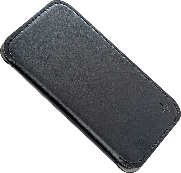 Tylt Magnetic Standing Wallet - black